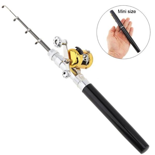 mini portable 1m fishing rod aluminum alloy pen shape pole with reel boat rods
mini portable 1m fishing rod aluminum alloy pen shape pole with reel boat rods