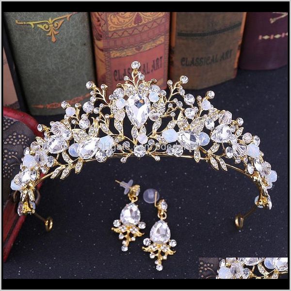 & necklace sets jewelry drop delivery 2021 forseven high fashion elegant shining crystal beads tiaras crowns stud earrings ear clip bride no, Silver
& necklace sets jewelry drop delivery 2021 forseven high fashion elegant shining crystal beads tiaras crowns stud earrings ear clip bride no, Silver