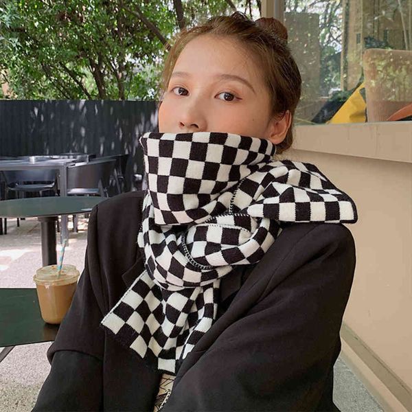 scarf ins chessboard scarf female couple versatile autumn and winter warm knitted, Blue;gray
scarf ins chessboard scarf female couple versatile autumn and winter warm knitted, Blue;gray