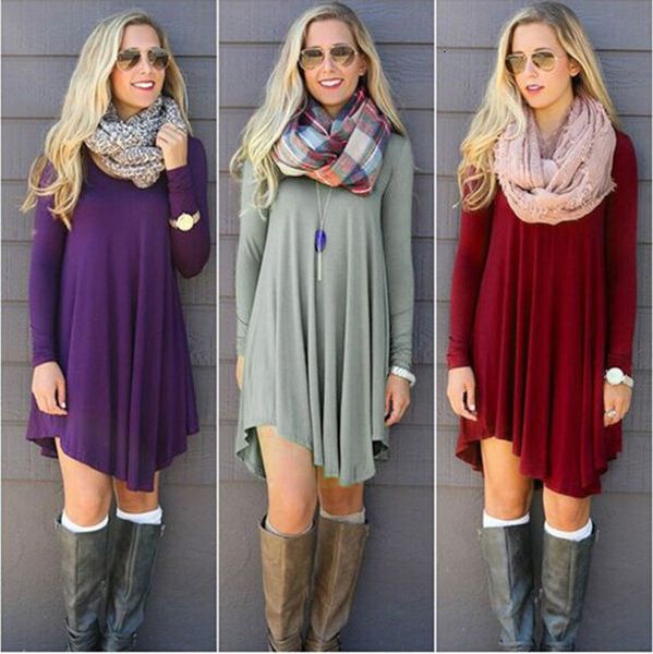 casual dresses fashion clothes women autumn winter female cotton o-neck long sleeve mini woolen es, Black;gray
casual dresses fashion clothes women autumn winter female cotton o-neck long sleeve mini woolen es, Black;gray