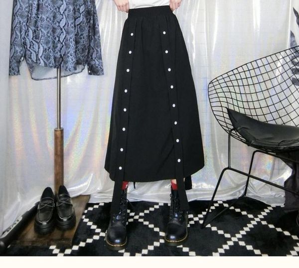 female retro lattice harajuku skirts high waist patchwork elastic pleated skirt black fashion loose casual
female retro lattice harajuku skirts high waist patchwork elastic pleated skirt black fashion loose casual
