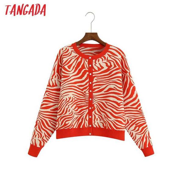tangada women animal pattern cardigan vintage jumper autumn lady oversized knitted cardigan coat 6z87 210609, White
tangada women animal pattern cardigan vintage jumper autumn lady oversized knitted cardigan coat 6z87 210609, White