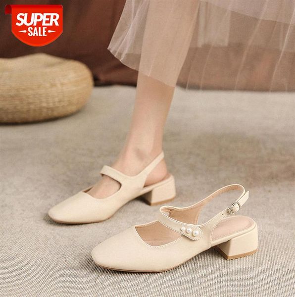 baotou sandals female fairy style thick heel pearl mid-heel fashion gentle mary jane shoes #vx6b, Black
baotou sandals female fairy style thick heel pearl mid-heel fashion gentle mary jane shoes #vx6b, Black