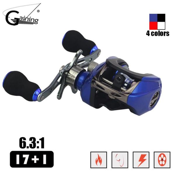 right or left baitcasting reel 17+1bbs 6.3:1 magnetic brake carp fishing bait casting wheel reels
right or left baitcasting reel 17+1bbs 6.3:1 magnetic brake carp fishing bait casting wheel reels