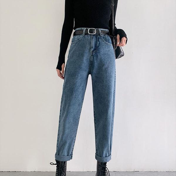 plus size straight denim harem womens pants vintage high waist retro mom boyfriend jeans solid ankle length casual trousers, Black;white
plus size straight denim harem womens pants vintage high waist retro mom boyfriend jeans solid ankle length casual trousers, Black;white