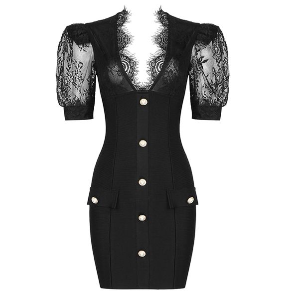 women dress lace bandage elegant spring summer black bodycon short sleeve ladies clothing 210515, Black;gray
women dress lace bandage elegant spring summer black bodycon short sleeve ladies clothing 210515, Black;gray