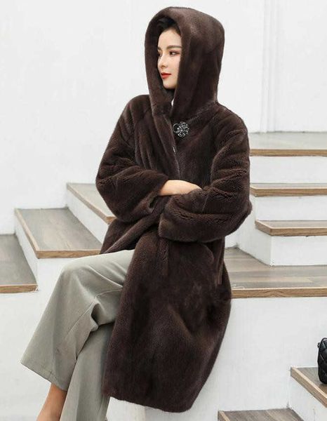 women's wool & blends s/9xl women imitation mink fur jackets hooded oversized warm female long section fake outwears casaco femini, Black
women's wool & blends s/9xl women imitation mink fur jackets hooded oversized warm female long section fake outwears casaco femini, Black