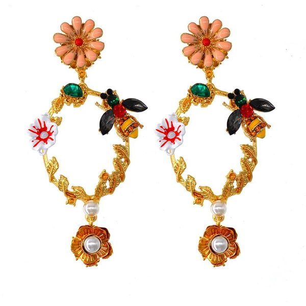 dangle & chandelier fashion geometric crystal earrings baroque retro luxury generous fan female charm flower circle ear wear, Silver
dangle & chandelier fashion geometric crystal earrings baroque retro luxury generous fan female charm flower circle ear wear, Silver
