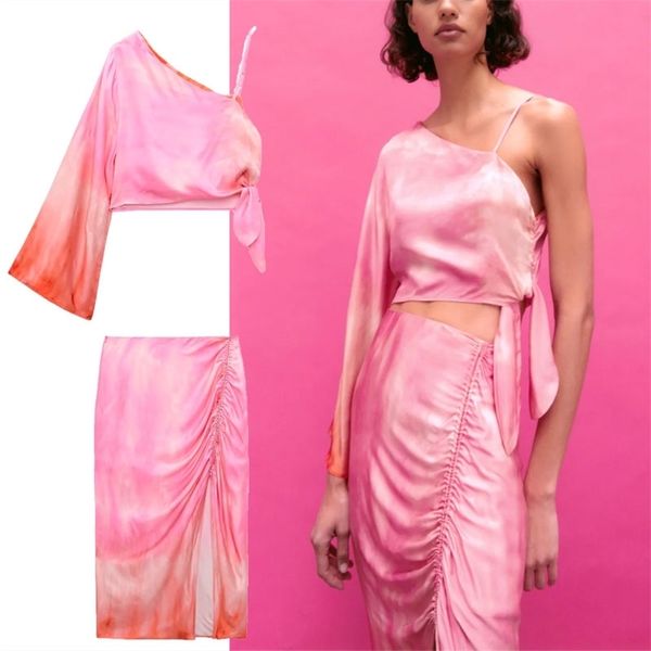 tie dye off shoulders summer women asymmetrical cropped blouse fashion side bow zip closure woman vintage shirt 210524, White
tie dye off shoulders summer women asymmetrical cropped blouse fashion side bow zip closure woman vintage shirt 210524, White