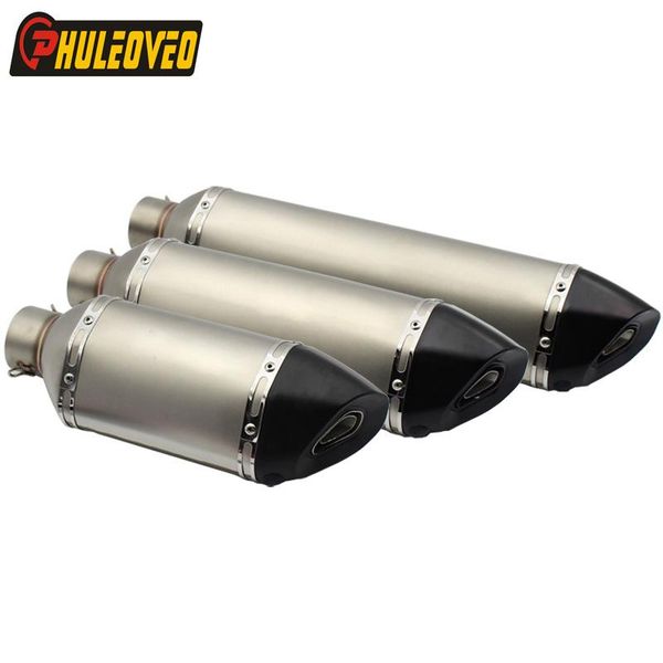 motorcycle exhaust system phuleoveo left side universal muffler id:51mm/61mm l:570mm/470mm/370mm motorbike escape baffl
motorcycle exhaust system phuleoveo left side universal muffler id:51mm/61mm l:570mm/470mm/370mm motorbike escape baffl