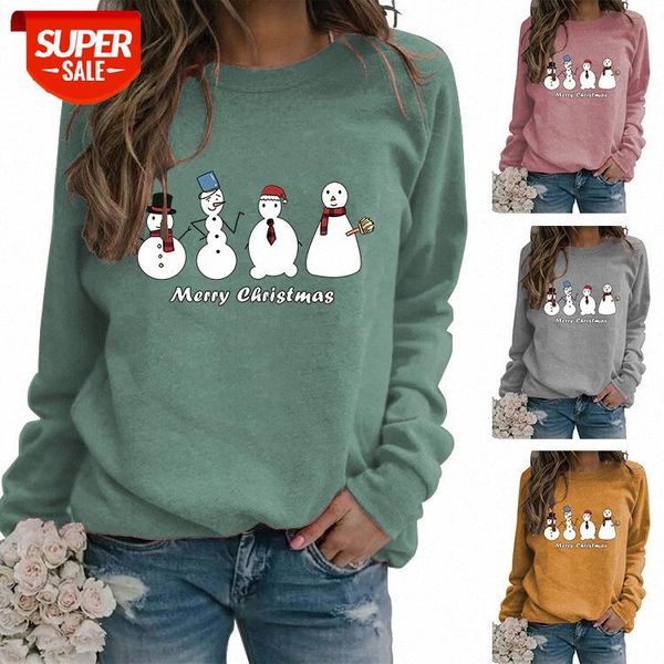 christmas snowman print round neck pullover blouse women's sweater #eu3y, White
christmas snowman print round neck pullover blouse women's sweater #eu3y, White