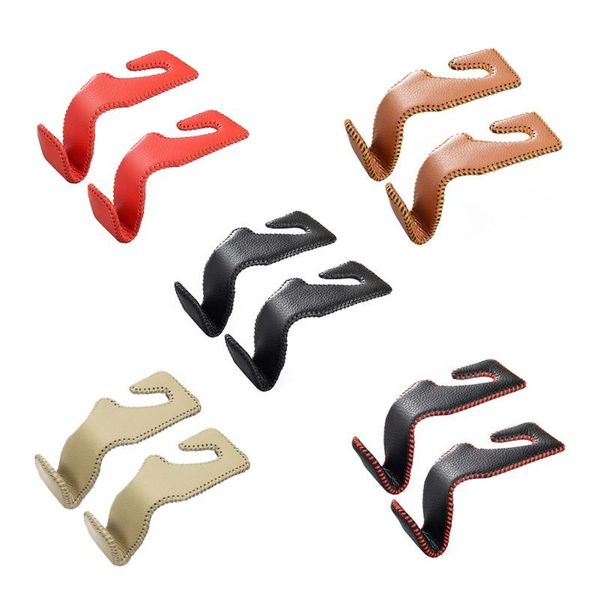 car organizer 2pcs seat metal hooks interior artificial leather rack storage accessories for clothes umbrellas grocery bags
car organizer 2pcs seat metal hooks interior artificial leather rack storage accessories for clothes umbrellas grocery bags