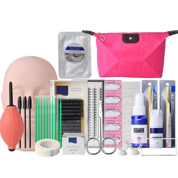 19pcs/set eyelash extension practice kit mannequin head grafting tools storage bag set makeup bfc9961
19pcs/set eyelash extension practice kit mannequin head grafting tools storage bag set makeup bfc9961