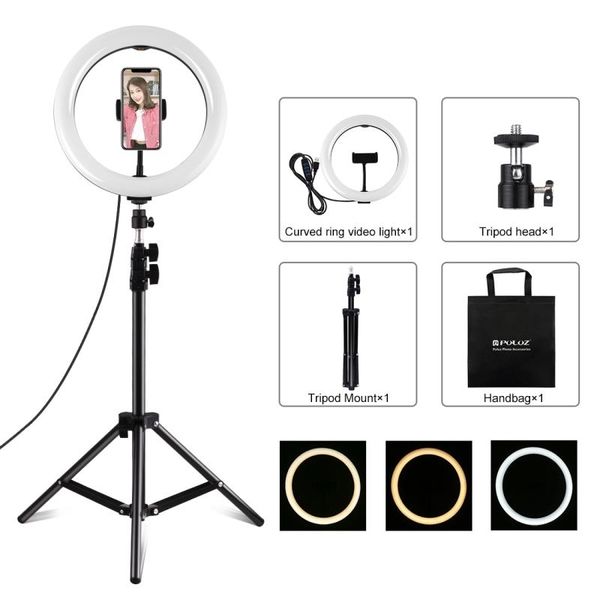 1.1m tripod mount + live broadcast phone bracket 10.2 inch 26cm led ring light vlogging video kits flash heads
1.1m tripod mount + live broadcast phone bracket 10.2 inch 26cm led ring light vlogging video kits flash heads