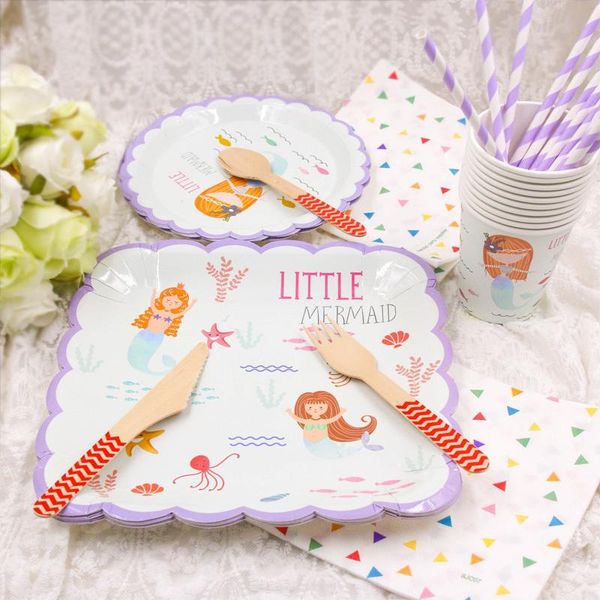 packaging dinner service 8pcs little mermaid series disposable tableware party table decoration for wedding /birthday /engagement /anniversa
packaging dinner service 8pcs little mermaid series disposable tableware party table decoration for wedding /birthday /engagement /anniversa