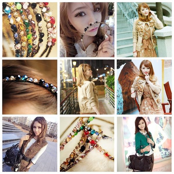 hairband colorful irregular crystal hairpin side clip hairpin 9.9 store, Golden;silver
hairband colorful irregular crystal hairpin side clip hairpin 9.9 store, Golden;silver