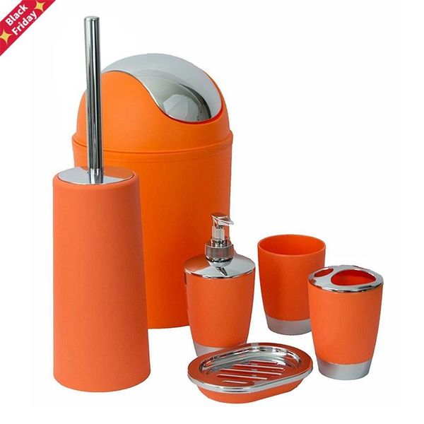 6pcs stylish bathroom accessory set include tumbler toothbrush & toilet brush holder lotion dispenser soap dish trash bin bath
6pcs stylish bathroom accessory set include tumbler toothbrush & toilet brush holder lotion dispenser soap dish trash bin bath
