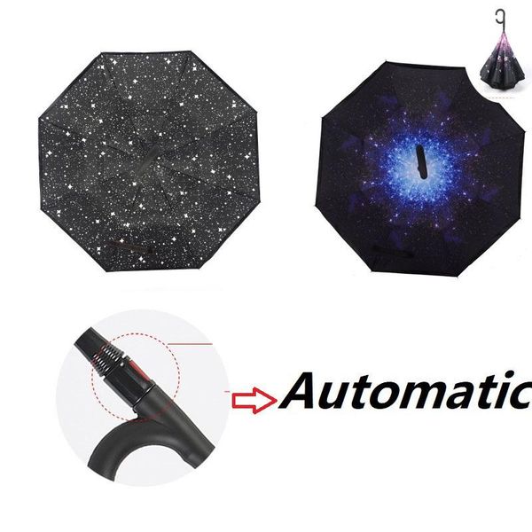 umbrellas automatic reverse rain umbrella for women double layers men self stand women's inverted windproof
umbrellas automatic reverse rain umbrella for women double layers men self stand women's inverted windproof
