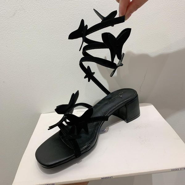 sandals summer women 2021 fashion snake shape twine bow shoes mid heel tied party shopping woman walking casual, Black
sandals summer women 2021 fashion snake shape twine bow shoes mid heel tied party shopping woman walking casual, Black