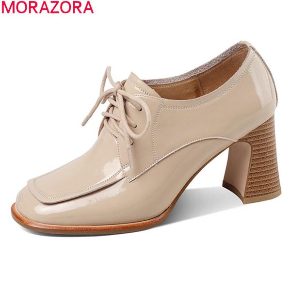 dress shoes morazora 2021 arrival fashion women pumps genuine leather thick high heels square toe spring autumn, Black
dress shoes morazora 2021 arrival fashion women pumps genuine leather thick high heels square toe spring autumn, Black