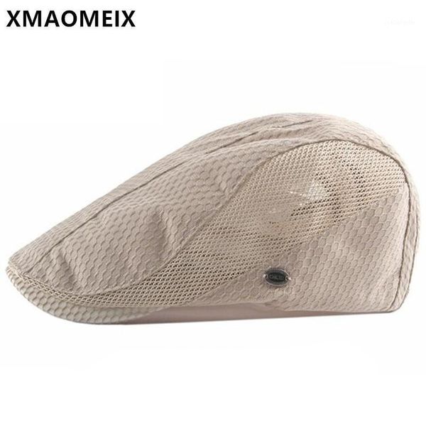 summer casual fashion ultra-thin mesh caps for men women hollow breathable berets adjustable size couple sports cap, Blue;gray
summer casual fashion ultra-thin mesh caps for men women hollow breathable berets adjustable size couple sports cap, Blue;gray