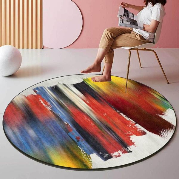 carpets fashion modern abstract color art oil painting living room bedroom hanging basket chair round floor mat carpet customization
carpets fashion modern abstract color art oil painting living room bedroom hanging basket chair round floor mat carpet customization