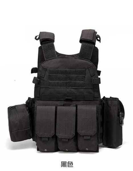 outdoor protection combined training vest multi-functional molle extended field exploration suit hunting jackets, Camo;black
outdoor protection combined training vest multi-functional molle extended field exploration suit hunting jackets, Camo;black