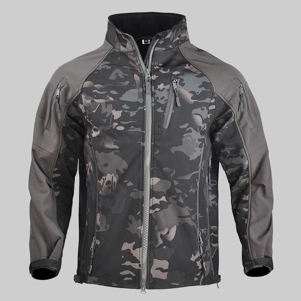 men's jackets outdoor tactical camo jacket windbreaker autumn and winter soft shell thicken warm coats, Black;brown
men's jackets outdoor tactical camo jacket windbreaker autumn and winter soft shell thicken warm coats, Black;brown