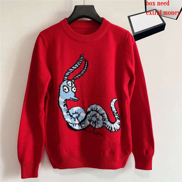 21ss fw men swaeter animal embroidery pullover multicolor clothing luxurys style women men's wool sweaters size s-l, White;black
21ss fw men swaeter animal embroidery pullover multicolor clothing luxurys style women men's wool sweaters size s-l, White;black