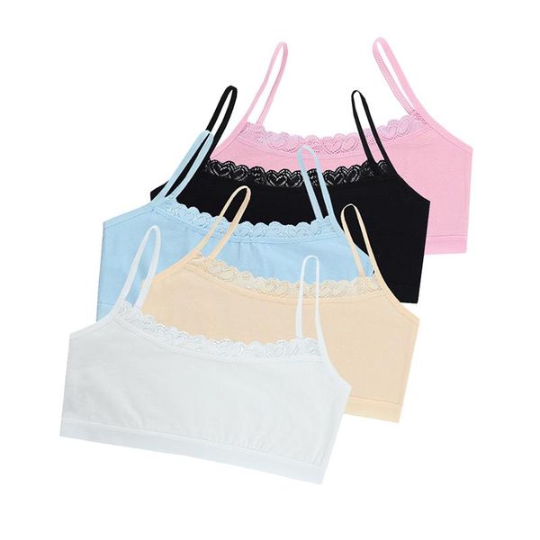 bras sweet girls cotton lace camisole sports tube puberty schoolgirl underwear teenager kids elasticity breathable vest, Red;black
bras sweet girls cotton lace camisole sports tube puberty schoolgirl underwear teenager kids elasticity breathable vest, Red;black