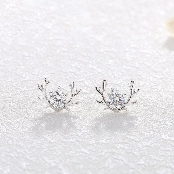 stud s925 sterling silver jewelry christmas elk small fresh earrings women's sweet and creative girl trend, Golden;silver
stud s925 sterling silver jewelry christmas elk small fresh earrings women's sweet and creative girl trend, Golden;silver