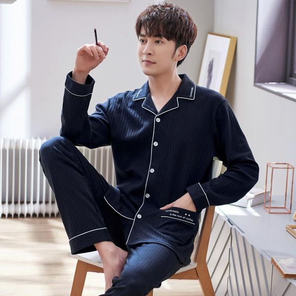 spring autumn 100% cotton pijama for men dormir lounge sleepwear pyjamas blue bedgown home clothes man bedroom pajamas men's, Black;brown
spring autumn 100% cotton pijama for men dormir lounge sleepwear pyjamas blue bedgown home clothes man bedroom pajamas men's, Black;brown