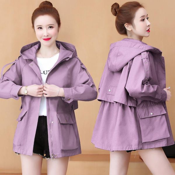 women's trench coats windbreaker middle long 2021 spring and autumn korean version waist down show slim coat fashion this year, Tan;black
women's trench coats windbreaker middle long 2021 spring and autumn korean version waist down show slim coat fashion this year, Tan;black