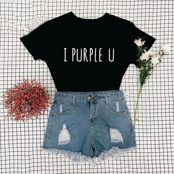 women's t-shirt volentine's day t shirt women i purple u letter printed plus size s-5xl oversized casual ulzzang for couple, White
women's t-shirt volentine's day t shirt women i purple u letter printed plus size s-5xl oversized casual ulzzang for couple, White