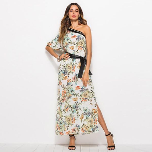 bohemian one-shoulder plus size maxi dress elegant empire ankle-length vintage causal floral print loose bow bandage casual dresses, Black;gray
bohemian one-shoulder plus size maxi dress elegant empire ankle-length vintage causal floral print loose bow bandage casual dresses, Black;gray