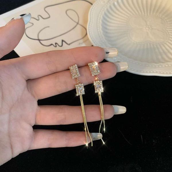 dangle & chandelier korean style long tassel earrings fashion wild elegant exquisite trend 2021 cystal women, Silver
dangle & chandelier korean style long tassel earrings fashion wild elegant exquisite trend 2021 cystal women, Silver