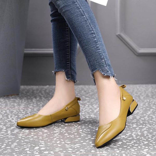 dress shoes 2021 spring summer designer med heels women large size pumps brand genuine leather ladies luxury fashion party, Black
dress shoes 2021 spring summer designer med heels women large size pumps brand genuine leather ladies luxury fashion party, Black