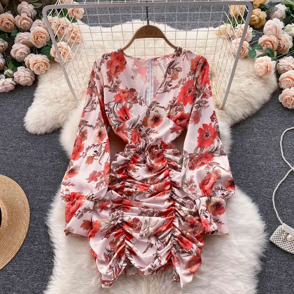 casual dresses female singiny dressed in french printing long sleeve with v ruched cleavage thin dresses korean autumn streetwear short dres, Black;gray
casual dresses female singiny dressed in french printing long sleeve with v ruched cleavage thin dresses korean autumn streetwear short dres, Black;gray