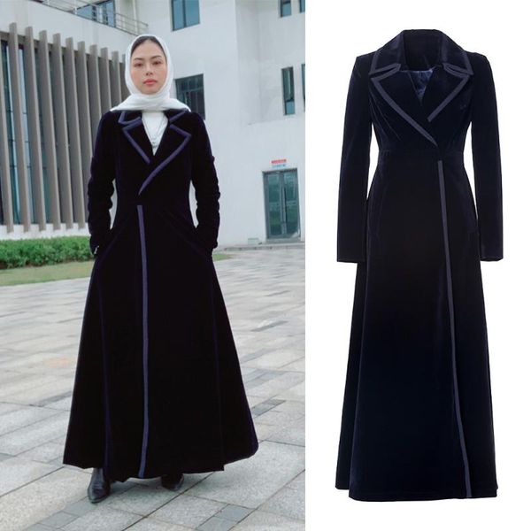 women's trench coats women elegant thicken black coat autumn winter extended version of gold velvet windbreaker all-match over-the-knee, Tan;black
women's trench coats women elegant thicken black coat autumn winter extended version of gold velvet windbreaker all-match over-the-knee, Tan;black