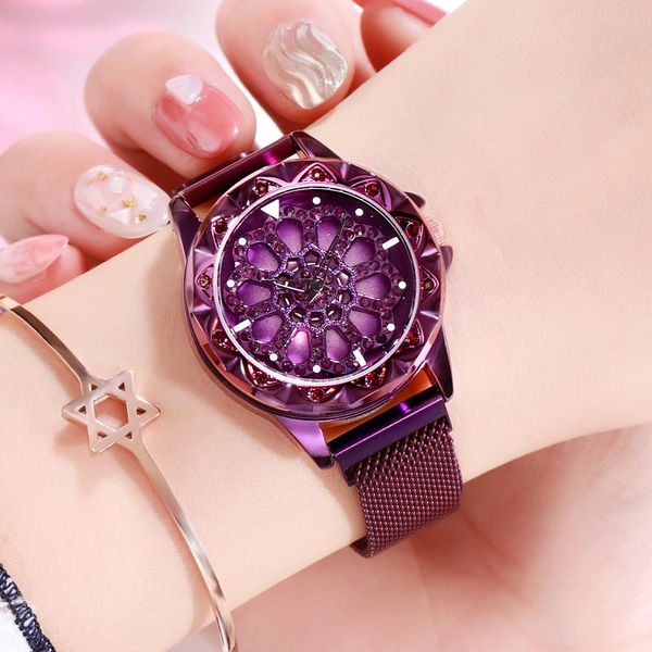 high-end fashion stainless steel mesh strap watch rotatable dial waterproof women's bracelet wristwatches, Slivery;brown
high-end fashion stainless steel mesh strap watch rotatable dial waterproof women's bracelet wristwatches, Slivery;brown