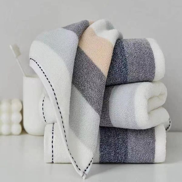 towel 100% cotton stripe contrast color knitted men's and women's outdoor travel bathing quick-drying bath
towel 100% cotton stripe contrast color knitted men's and women's outdoor travel bathing quick-drying bath