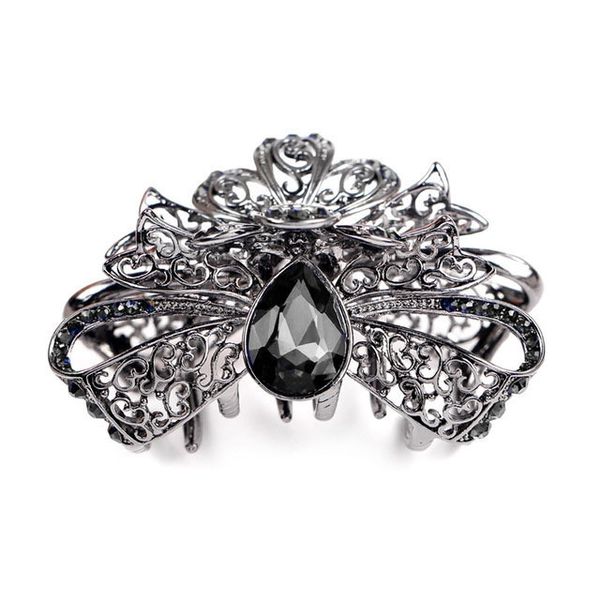 factory wholesale electroplated gun black crystal grip hairpin women's curling headdress alloy hair accessories hea/rtsch/rome
factory wholesale electroplated gun black crystal grip hairpin women's curling headdress alloy hair accessories hea/rtsch/rome