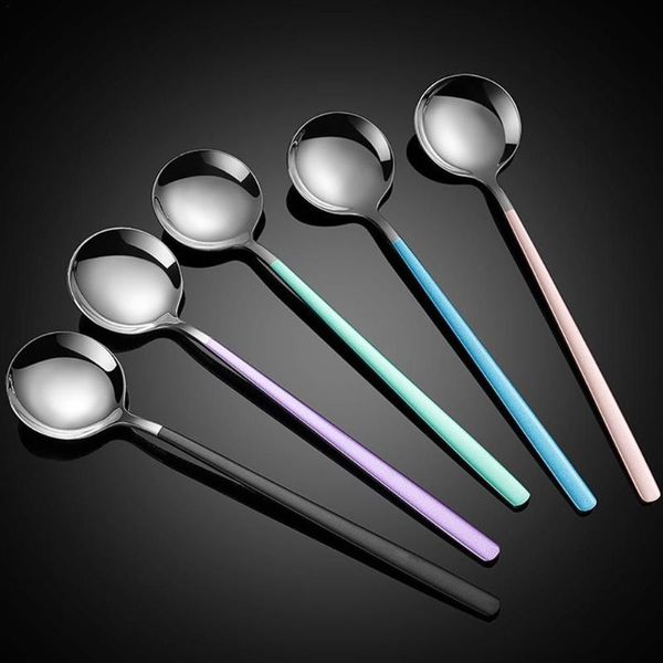 spoons big size steel spoon creative ice cream dessert long handle korean bibimbap soup kitchen gadget
spoons big size steel spoon creative ice cream dessert long handle korean bibimbap soup kitchen gadget