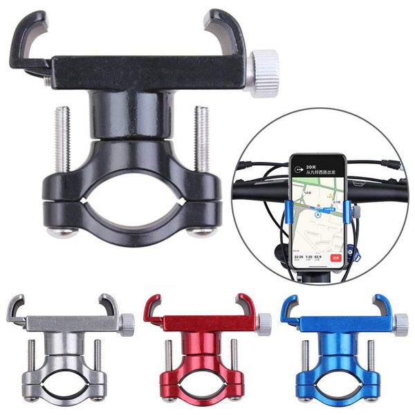 cell phone mounts & holders untoom aluminum alloy bike mobile holder motorcycle bicycle handlebar mount non-slip gps clip for