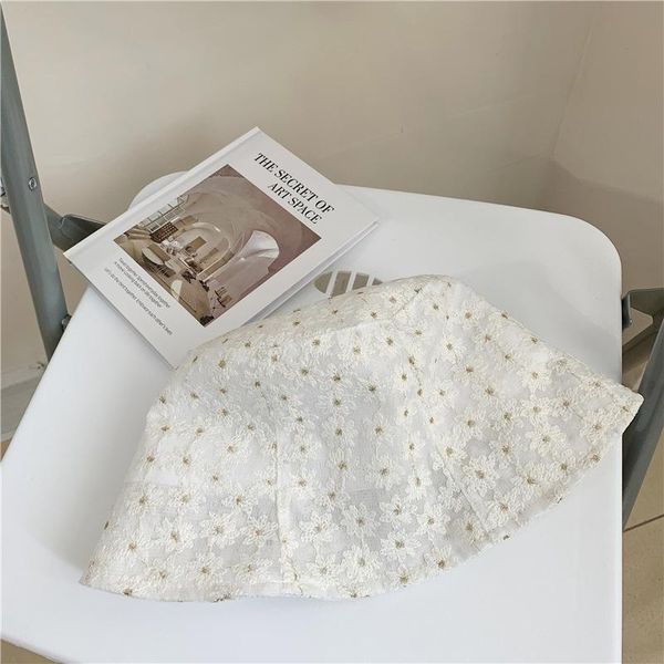 wide brim hats korea fashion lace flower fairy bucket hat summer solid color daisy embroidery panama women outdoor sunscreen fisherman, Blue;gray
wide brim hats korea fashion lace flower fairy bucket hat summer solid color daisy embroidery panama women outdoor sunscreen fisherman, Blue;gray