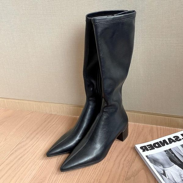 boots 2021 autumn shoes woman long pointed toe high heels black white riding knee office ladies 34-40
boots 2021 autumn shoes woman long pointed toe high heels black white riding knee office ladies 34-40