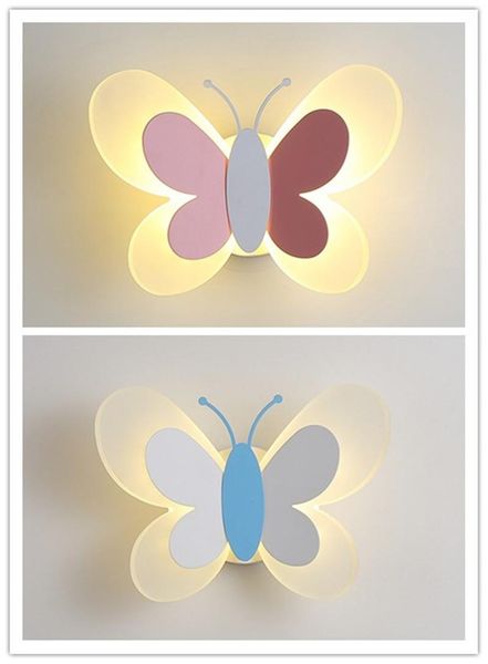 pink and blue butterfly wall lamp for children's room bedside bedroom corridor decoration kids light night lamps
pink and blue butterfly wall lamp for children's room bedside bedroom corridor decoration kids light night lamps