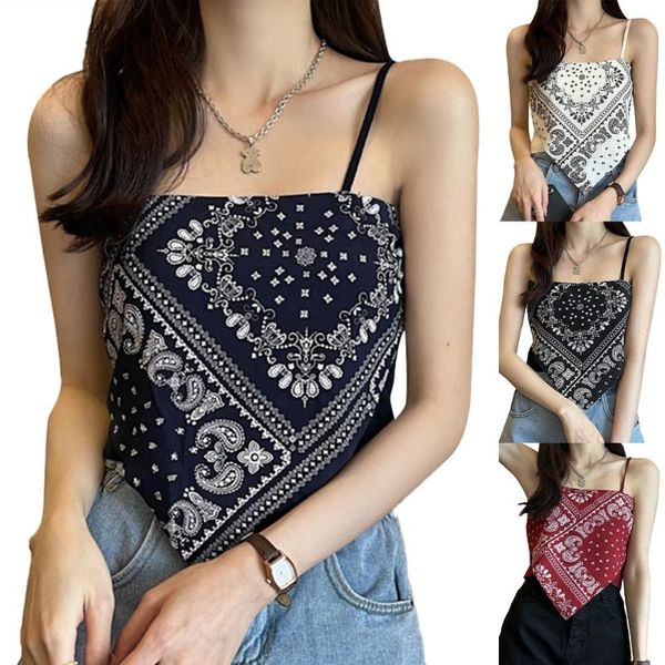 women's tanks & camis ladies slim fit ethnic printed sling backless fashion camisole comfortable casual, White
women's tanks & camis ladies slim fit ethnic printed sling backless fashion camisole comfortable casual, White