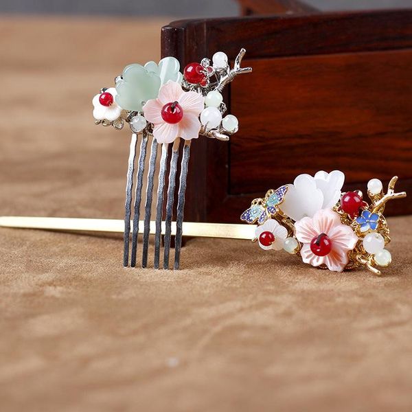 hair clips & barrettes vintage chinese traditional ancient flower costume metal hairpin for women hanfu accessory pin combs sticks, Golden;silver
hair clips & barrettes vintage chinese traditional ancient flower costume metal hairpin for women hanfu accessory pin combs sticks, Golden;silver