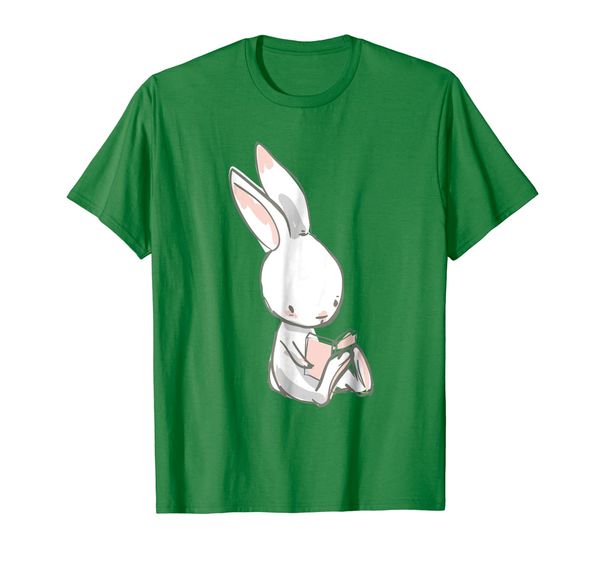 cute white bunny rabbit | book reading lover z000016, White;black